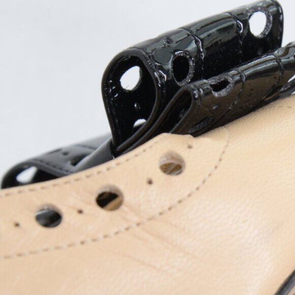 Kate Spade Leather Two Tone Slingback Heels Sz 8 - Picture 7 of 9